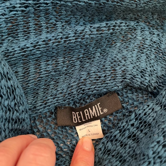 Belamie womens teal tunic size large - Picture 8 of 14